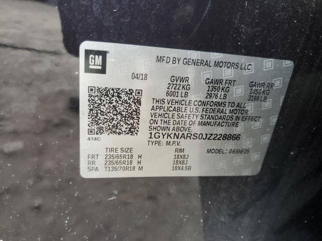 Auction sale of the 2018 Cadillac Xt4, vin: 1GYKNARS0JZ228866, lot number: 59240065