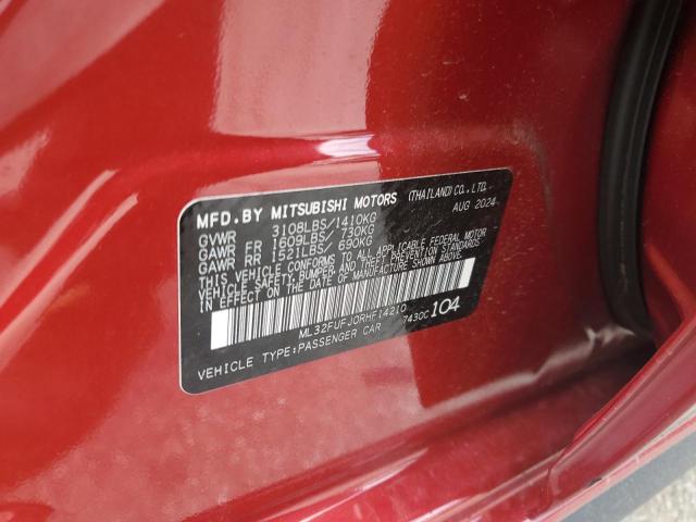Aukcja sprzedaży 2024 Mitsubishi Mirage G4 Es, vin: ML32FUFJ0RHF14210, numer aukcji: 61025215