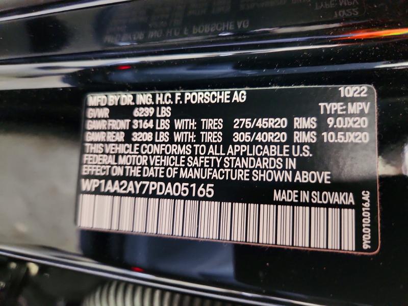 Продажа на аукционе авто 2023 Porsche Cayenne, vin: WP1AA2AY7PDA05165, номер лота: 57497086