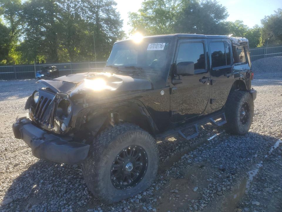 2014 Jeep Wrangler Unlimited მანქანა იყიდება აუქციონზე, vin: 1C4BJWEG0EL135452, აუქციონის ნომერი: 57018116
