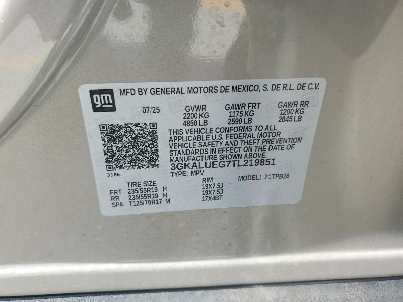 85446995 :رقم المزاد ، 3GKALUEG7TL219851 vin ، 2026 Gmc Terrain مزاد بيع