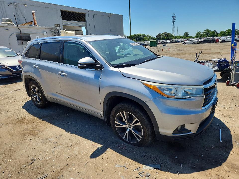 2016 Toyota Highlander მანქანა იყიდება აუქციონზე, vin: 5TDJKRFH6GS288890, აუქციონის ნომერი: 55989536