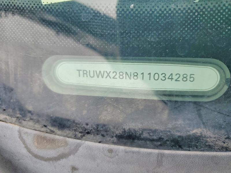56766956 :رقم المزاد ، TRUWX28N811034285 vin ، 2001 Audi Tt مزاد بيع