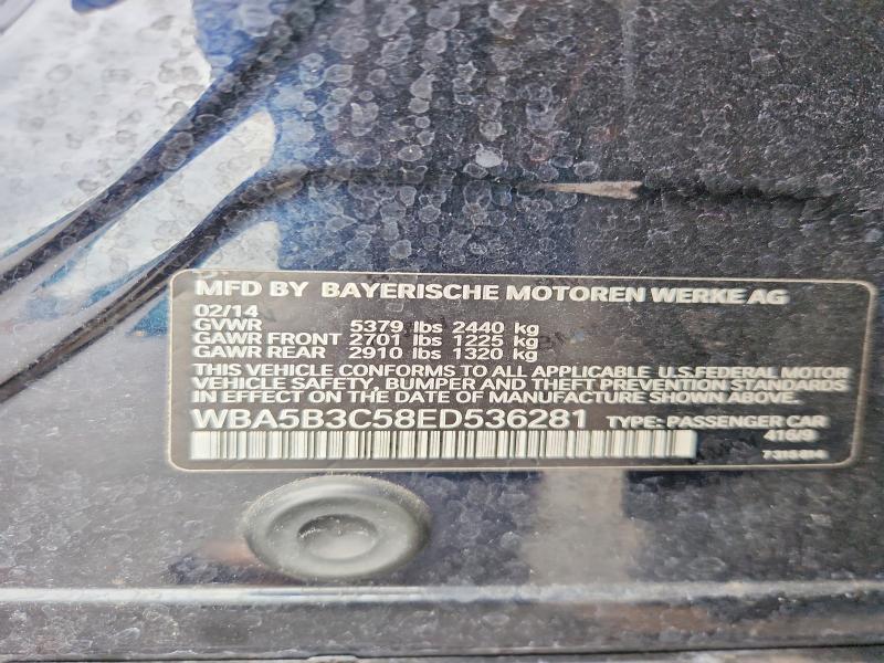 55686166 :رقم المزاد ، WBA5B3C58ED536281 vin ، 2014 Bmw 535 مزاد بيع