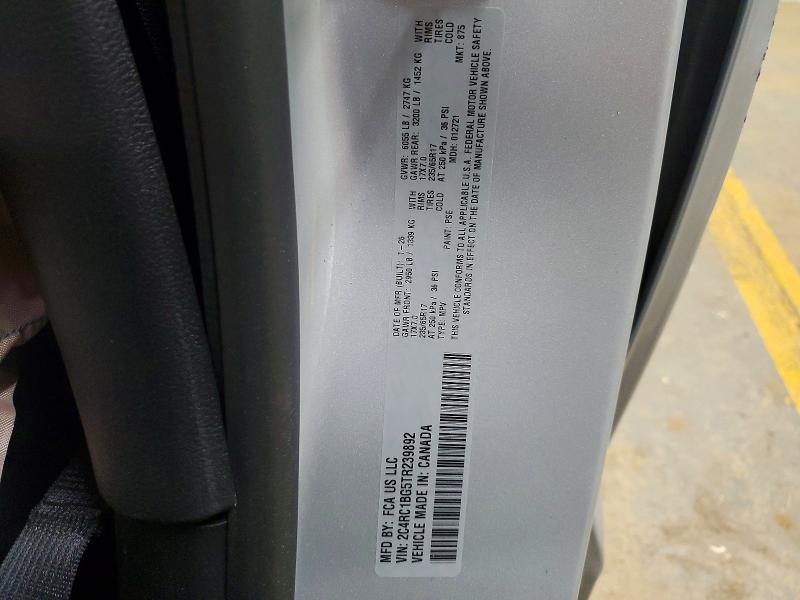 58017286 :رقم المزاد ، 2C4RC1BG5TR239892 vin ، 2026 Chrysler Pacifica مزاد بيع