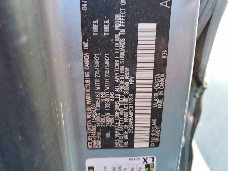 Aukcja sprzedaży 2023 Lexus Rx 350, vin: 2T2BAMBA8PC011259, numer aukcji: 56992366