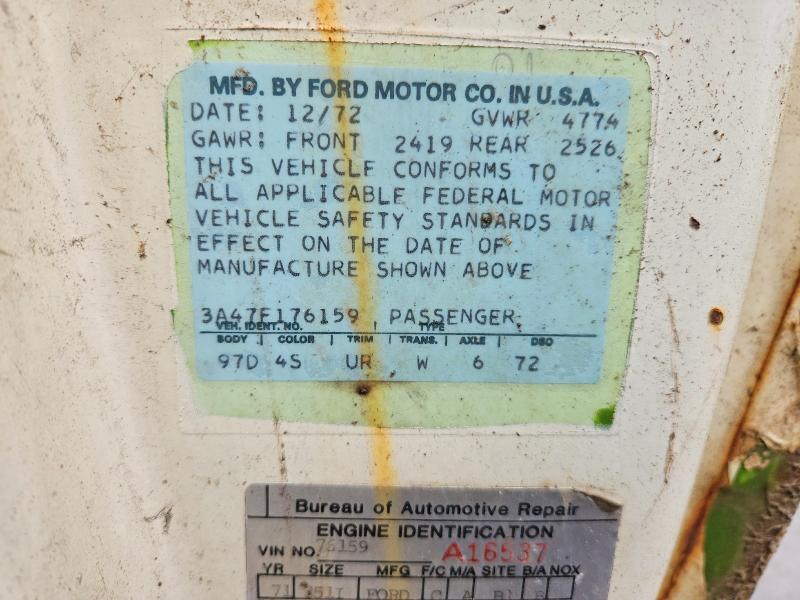 Aukcja sprzedaży 1973 Ford Uk, vin: 3A47F176159, numer aukcji: 58478496