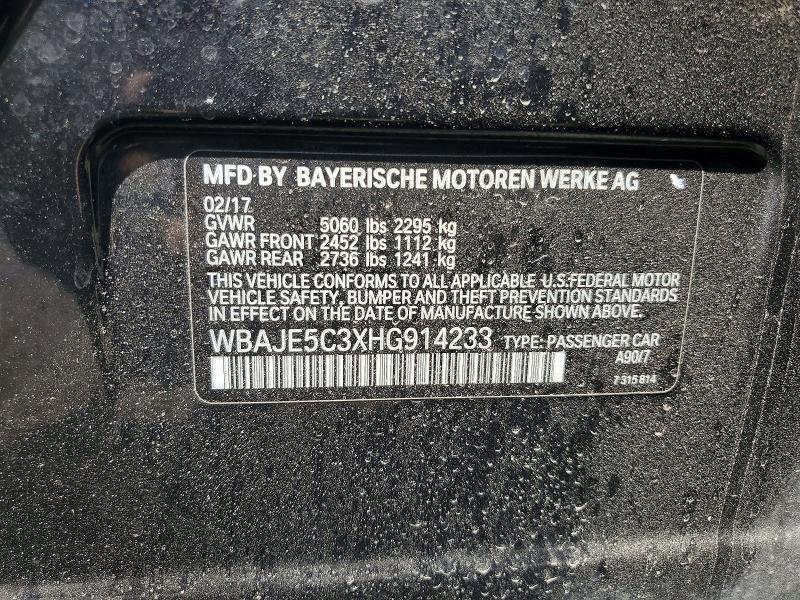 Продажа на аукционе авто 2017 Bmw 540, vin: WBAJE5C3XHG914233, номер лота: 56549476