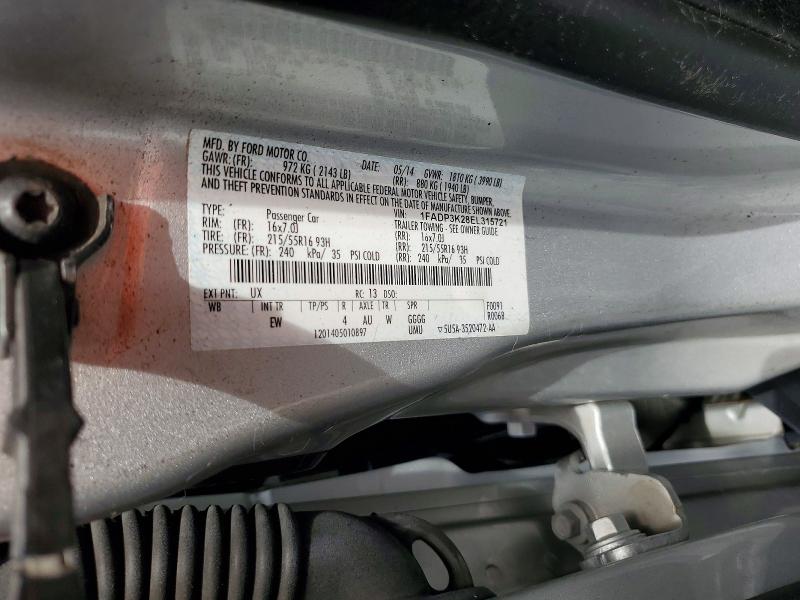 Aukcja sprzedaży 2014 Ford Focus, vin: 1FADP3K28EL315721, numer aukcji: 55300516