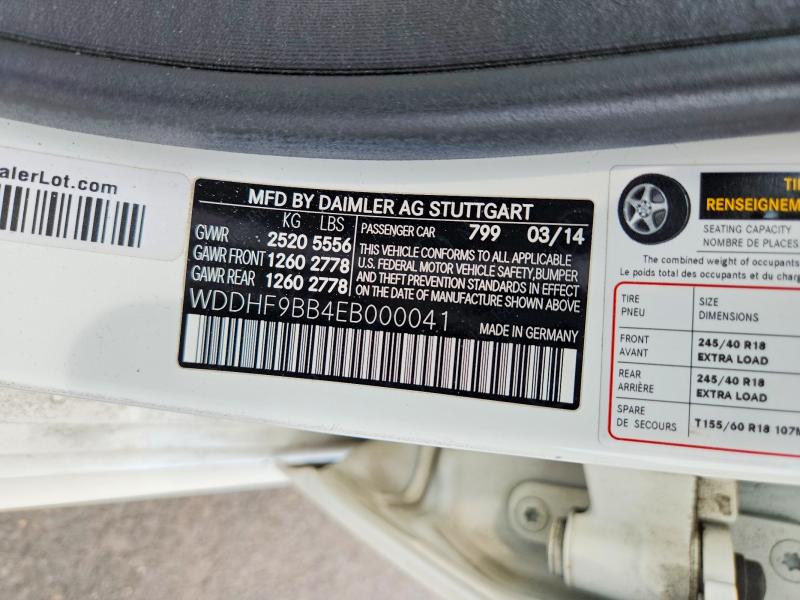 Продаж на аукціоні авто 2014 Mercedes-benz E, vin: WDDHF9BB4EB000041, номер лоту: 56989136