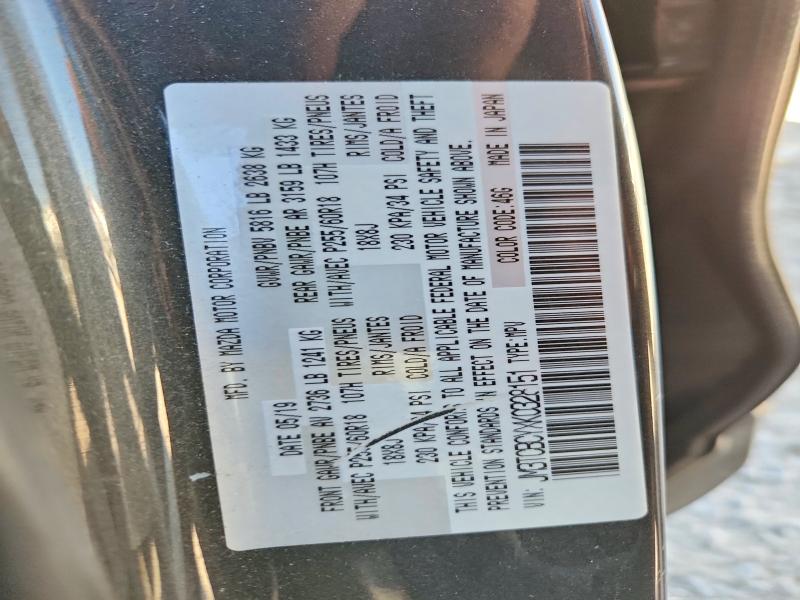 Продажа на аукционе авто 2019 Mazda Cx-9, vin: JM3TCBCYXK0328151, номер лота: 56506286