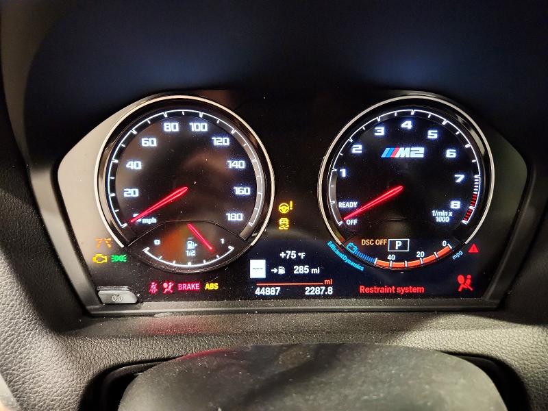 Aukcja sprzedaży 2020 Bmw M2, vin: WBS2U7C03L7E99191, numer aukcji: 57649436
