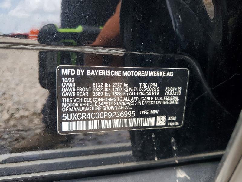 Aukcja sprzedaży 2023 Bmw X5, vin: 5UXCR4C00P9P36995, numer aukcji: 58321756