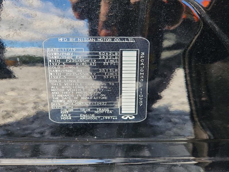 Продажа на аукционе авто 2020 Infiniti Qx50, vin: 3PCAJ5M33LF110937, номер лота: 58626196