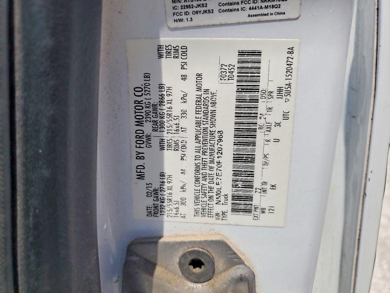56149816 :رقم المزاد ، NM0LE7E70F1207968 vin ، 2015 Ford Transit Connect مزاد بيع