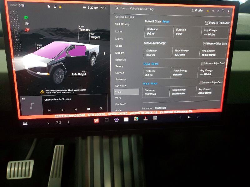 2024 Tesla Cybertruck მანქანა იყიდება აუქციონზე, vin: 7G2CEHEE0RA042548, აუქციონის ნომერი: 57753176