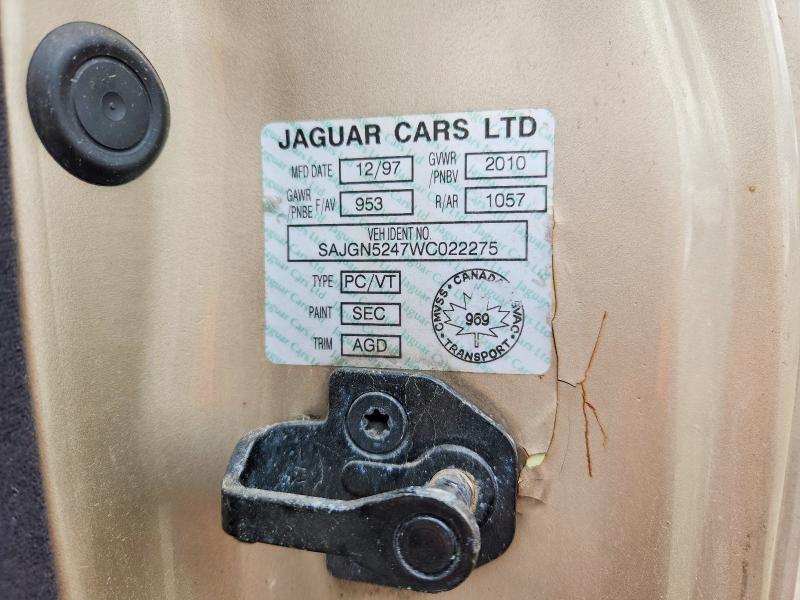 Aukcja sprzedaży 1998 Jaguar Xk8, vin: SAJGN5247WC022275, numer aukcji: 58059986