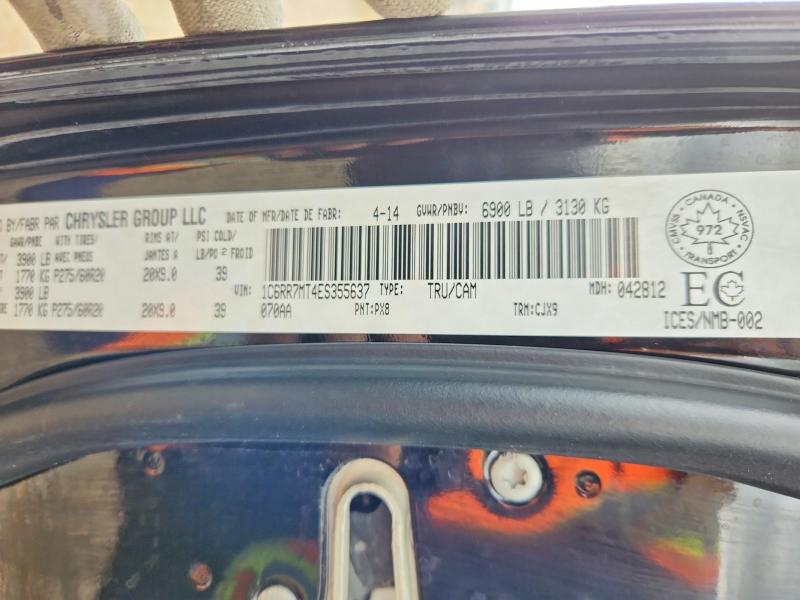 Продажа на аукционе авто 2014 Ram 1500, vin: 1C6RR7MT4ES355637, номер лота: 56873626