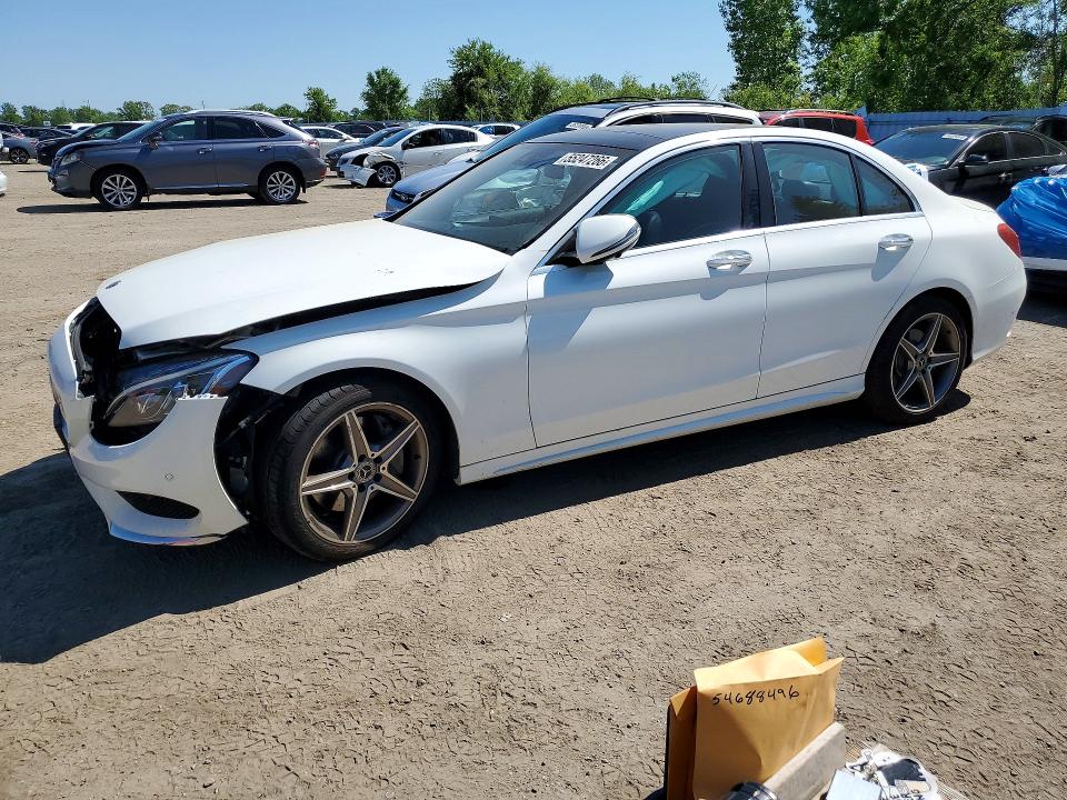 Auction sale of the 2018 Mercedes-benz C, vin: 55SWF4KB9JU276273, lot number: 55247266