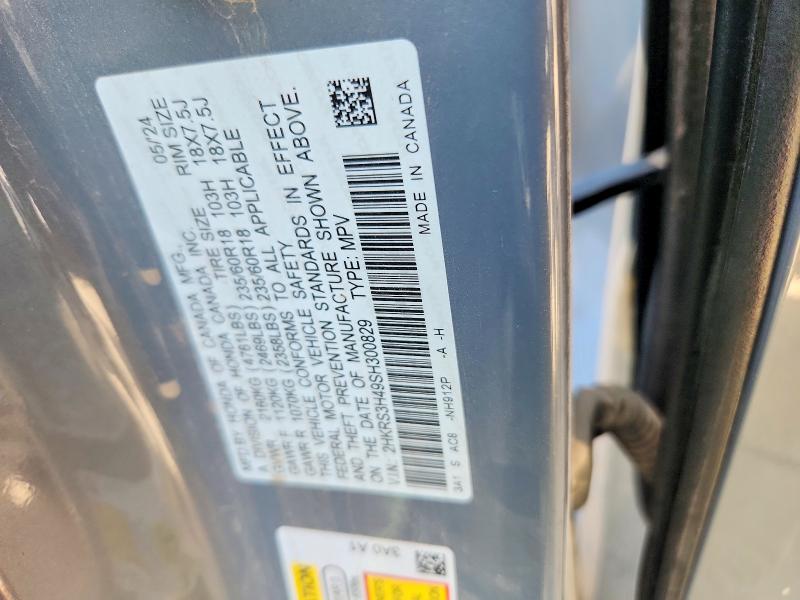Aukcja sprzedaży 2025 Honda Cr-v, vin: 2HKRS3H49SH300829, numer aukcji: 55302746