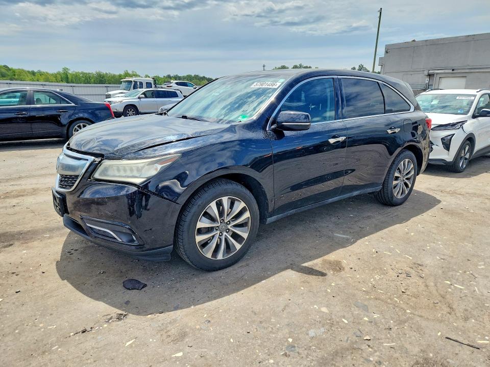 Auction sale of the 2016 Acura Mdx, vin: 5FRYD4H41GB045156, lot number: 57901486