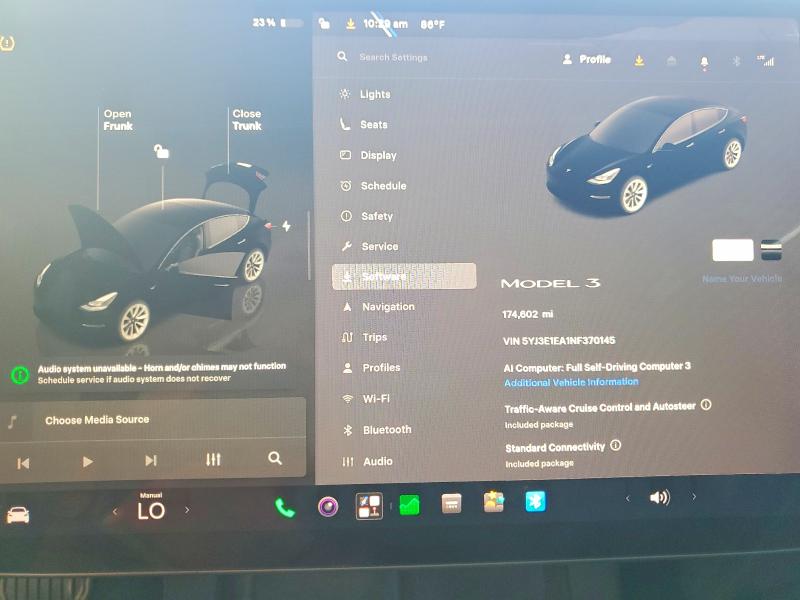 57863296 :رقم المزاد ، 5YJ3E1EA1NF370145 vin ، 2022 Tesla Model 3 مزاد بيع