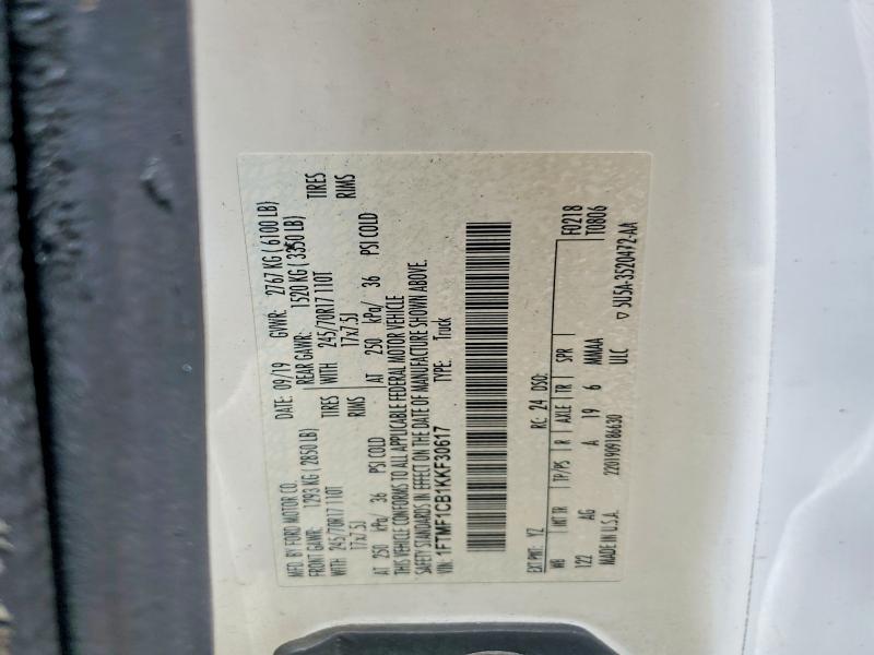 Продажа на аукционе авто 2019 Ford F150, vin: 1FTMF1CB1KKF30617, номер лота: 55946166