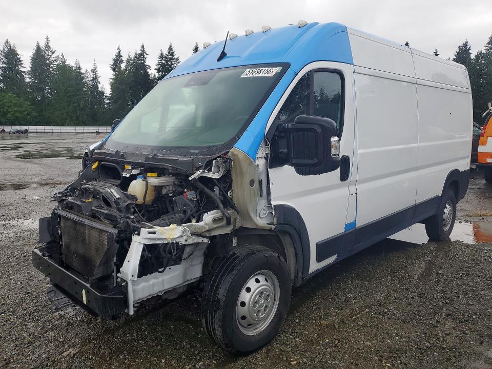 51638156 :رقم المزاد ، 3C6LRVDG2PE556536 vin ، 2023 Ram Promaster 2500 مزاد بيع