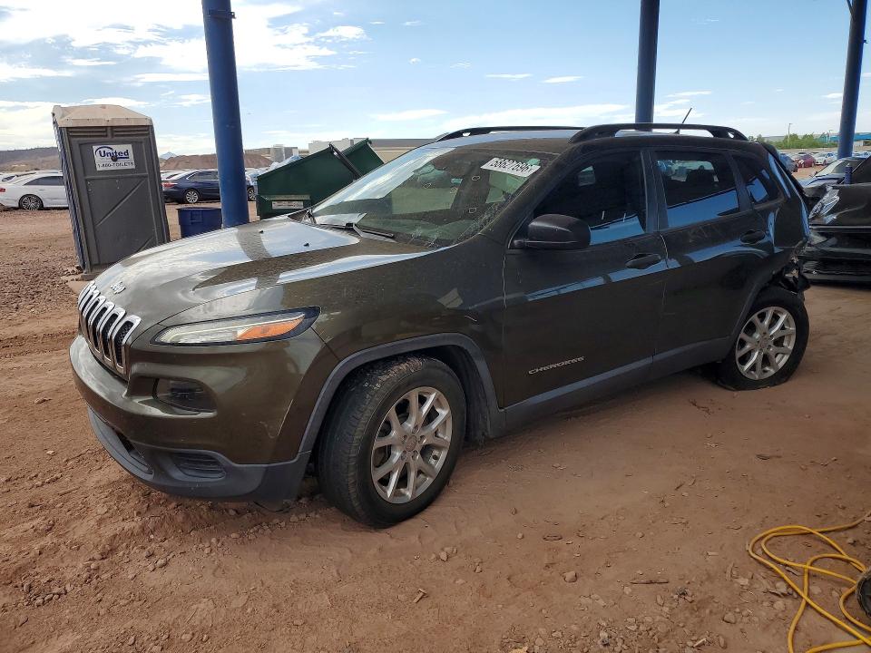 2016 Jeep Cherokee მანქანა იყიდება აუქციონზე, vin: 1C4PJLABXGW158866, აუქციონის ნომერი: 58627696