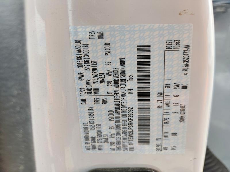 Продажа на аукционе авто 2024 Ford F150, vin: 1FTEW2LP3RKF39092, номер лота: 55978866