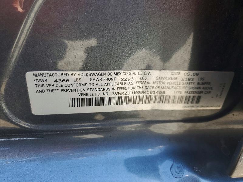 Aukcja sprzedaży 2009 Volkswagen Jetta, vin: 3VWRZ71K99M161458, numer aukcji: 57070846