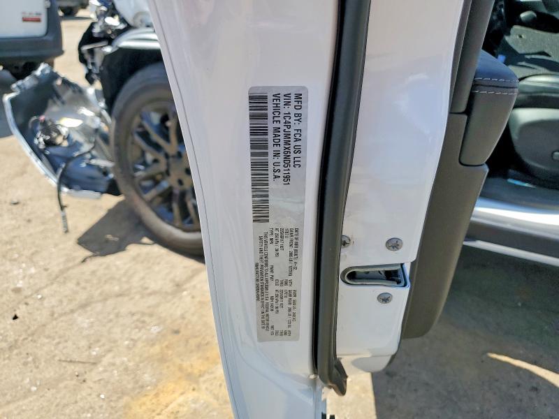 2022 Jeep Cherokee მანქანა იყიდება აუქციონზე, vin: 1C4PJMMX6ND511951, აუქციონის ნომერი: 58016606