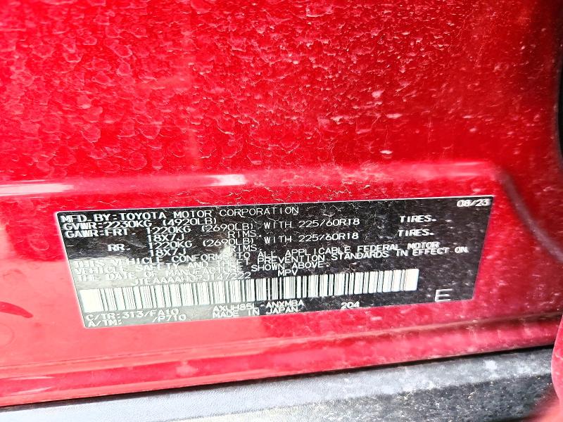 Aukcja sprzedaży 2023 Toyota Venza, vin: JTEAAAAH0PJ147222, numer aukcji: 58103436