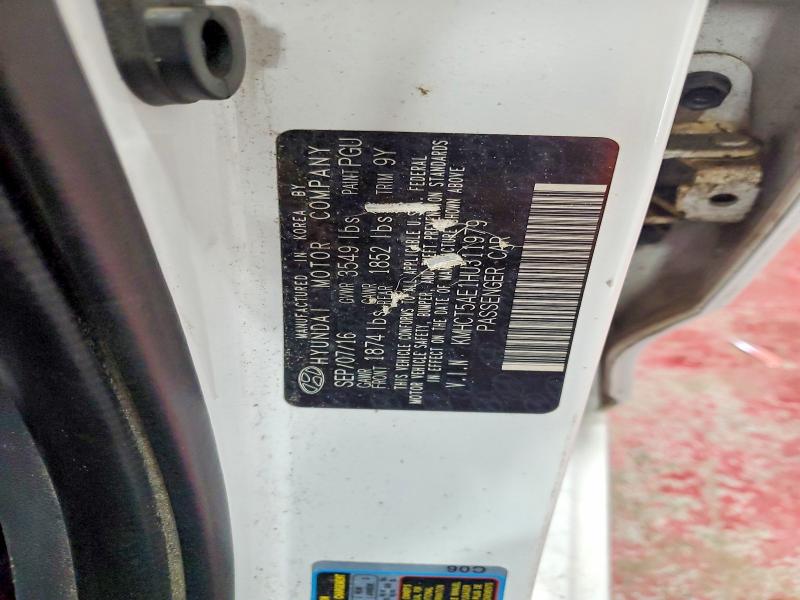 Aukcja sprzedaży 2017 Hyundai Accent, vin: KMHCT5AE1HU311979, numer aukcji: 58288916