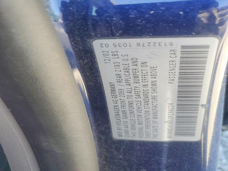 55554376 :رقم المزاد ، WVWMD63B53P298224 vin ، 2003 Volkswagen Passat مزاد بيع