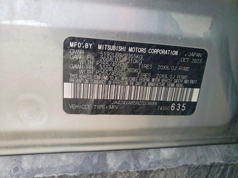Aukcja sprzedaży 2024 Mitsubishi Outlander, vin: JA4J4VA85RZ023688, numer aukcji: 56397496