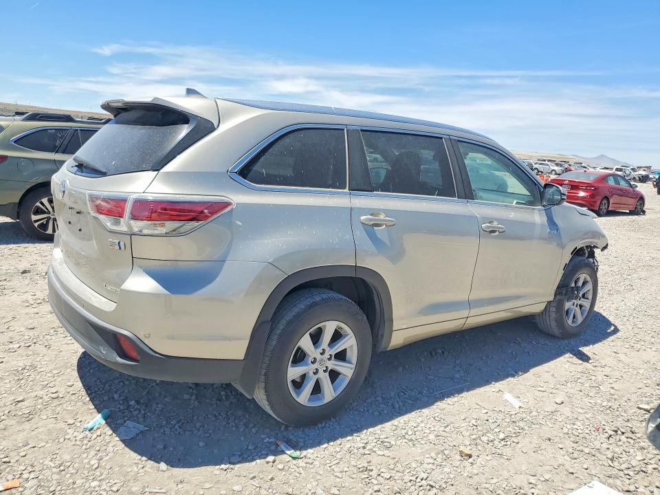 Продаж на аукціоні авто 2015 Toyota Highlander Hybrid, vin: 5TDDCRFHXFS012284, номер лоту: 57576776