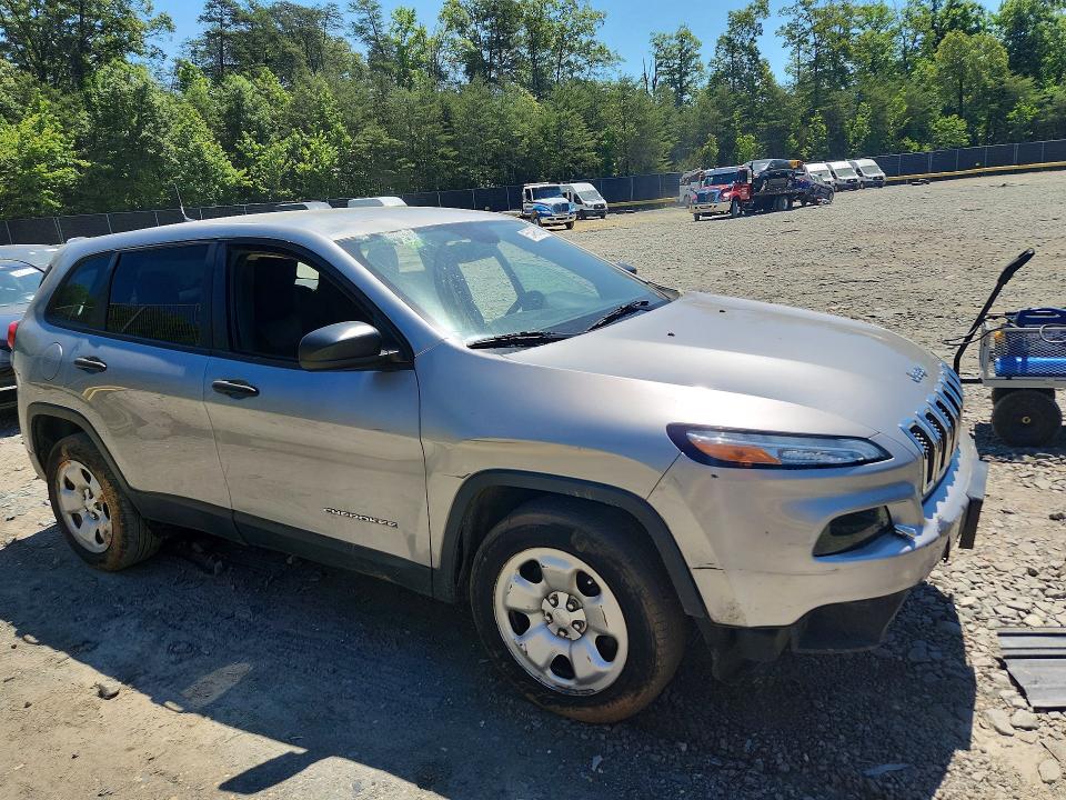 2017 Jeep Cherokee მანქანა იყიდება აუქციონზე, vin: 1C4PJLAS6HW541088, აუქციონის ნომერი: 55496826