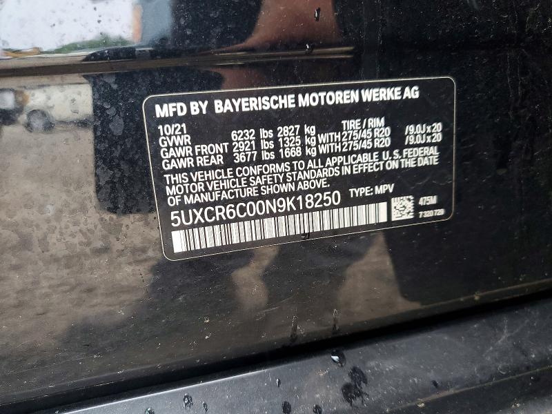 Aukcja sprzedaży 2022 Bmw X5, vin: 5UXCR6C00N9K18250, numer aukcji: 56922186