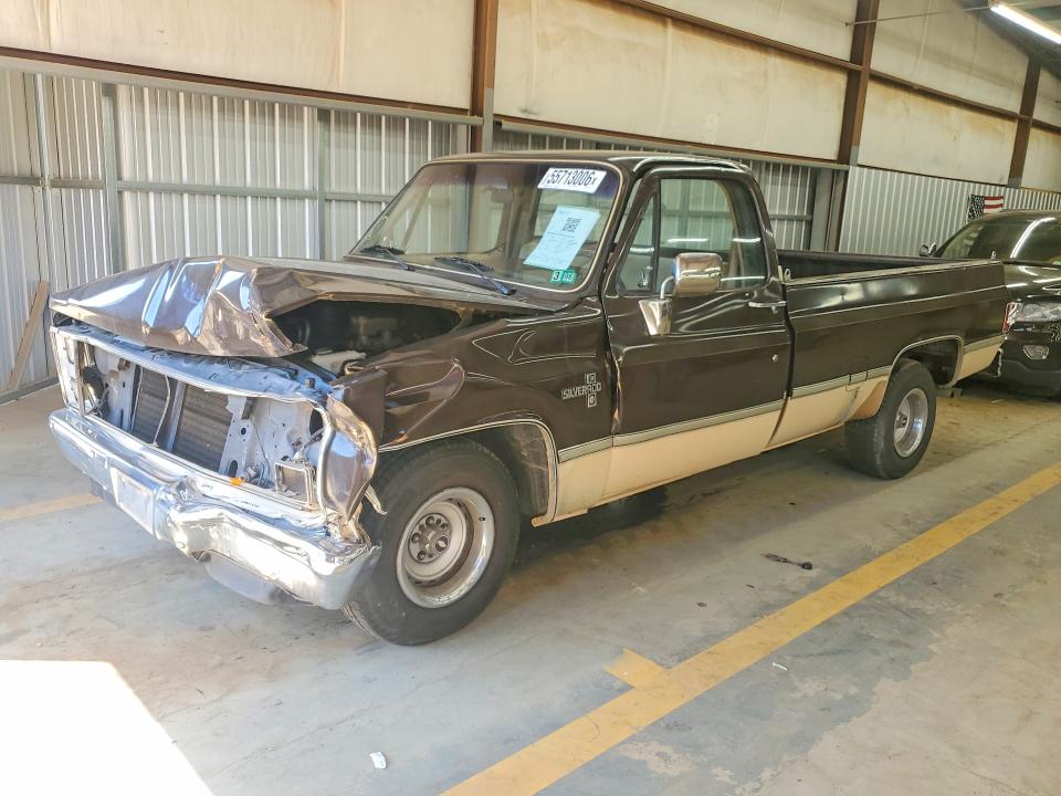 1986 Chevrolet C10 მანქანა იყიდება აუქციონზე, vin: 1GCDC14H5GF341755, აუქციონის ნომერი: 55713006