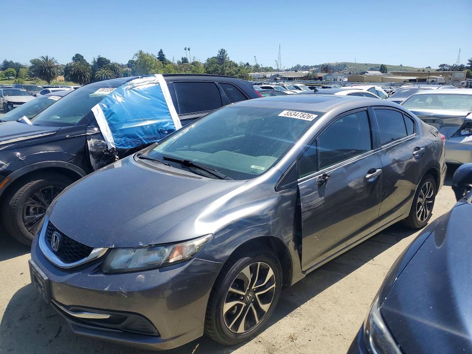 2013 Honda Civic მანქანა იყიდება აუქციონზე, vin: 19XFB2F85DE239148, აუქციონის ნომერი: 55347826