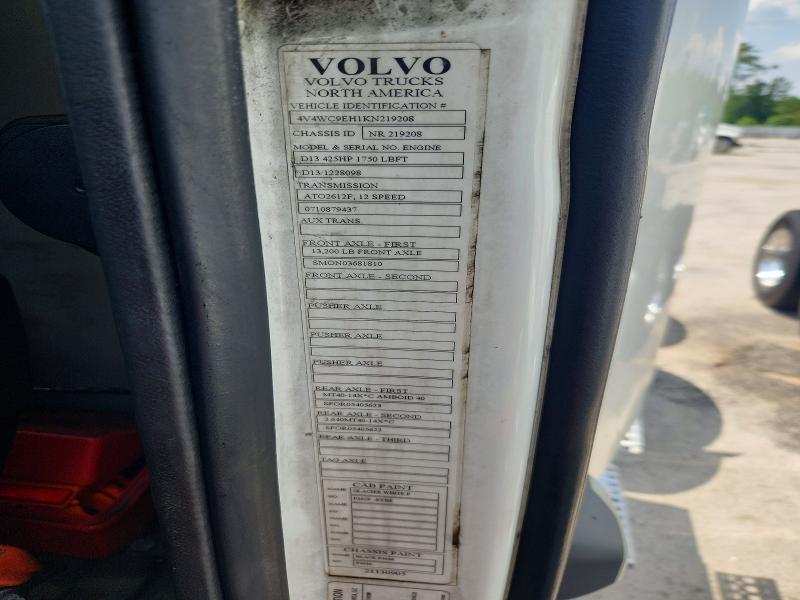 Продаж на аукціоні авто 2019 Volvo Vnr, vin: 4V4WC9EH1KN219208, номер лоту: 59086266