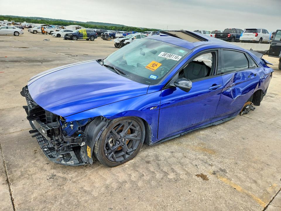 58198116 :رقم المزاد ، KMHLR4DF4SU063795 vin ، 2025 Hyundai Elantra مزاد بيع