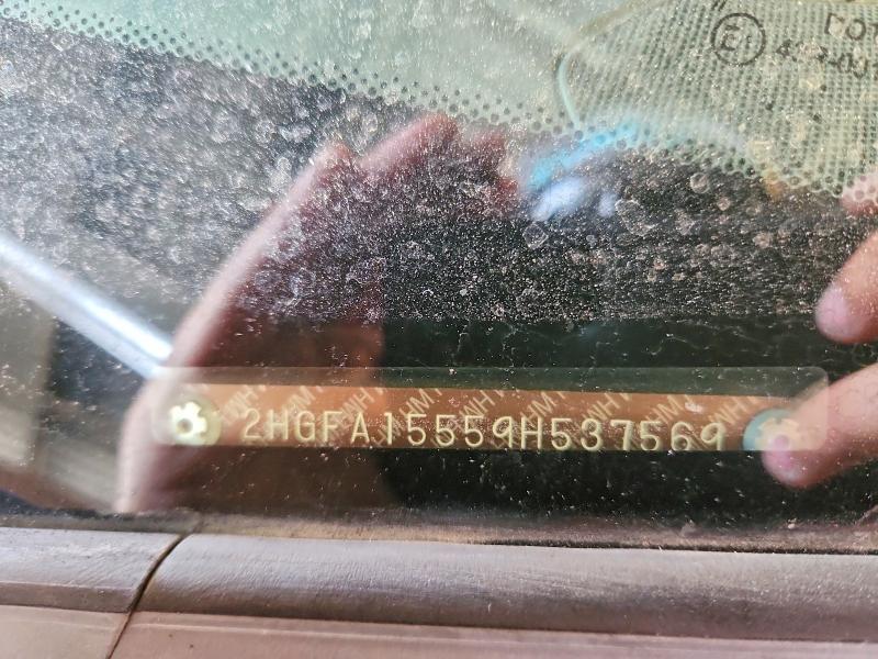 Продажа на аукционе авто 2009 Honda Civic, vin: 2HGFA15559H537569, номер лота: 58837706