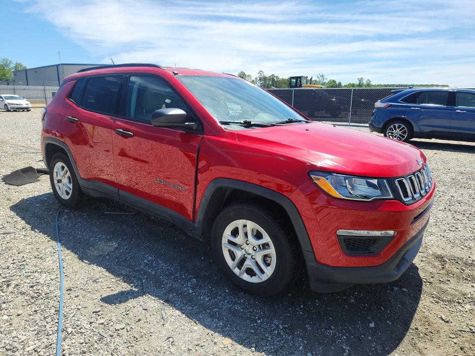 Продажа на аукционе авто 2018 Jeep Compass, vin: 3C4NJCAB6JT102234, номер лота: 56641186