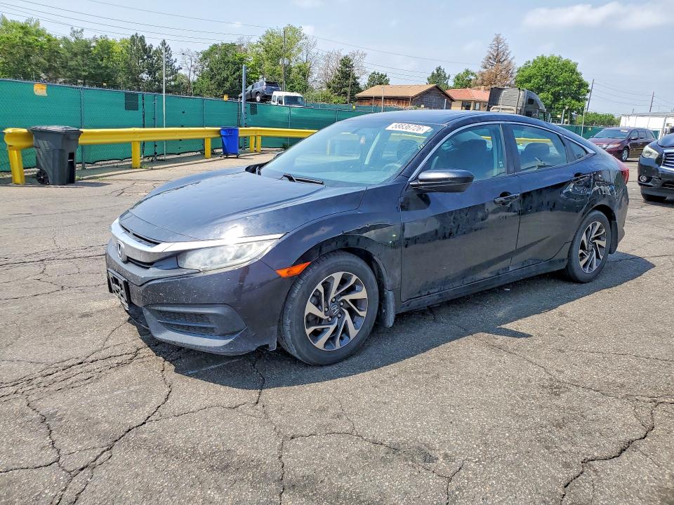 2016 Honda Civic მანქანა იყიდება აუქციონზე, vin: 2HGFC2F74GH500591, აუქციონის ნომერი: 58836726