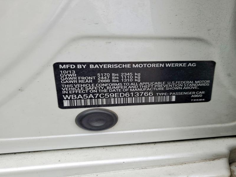 Продаж на аукціоні авто 2014 Bmw 528, vin: WBA5A7C59ED613766, номер лоту: 58930786