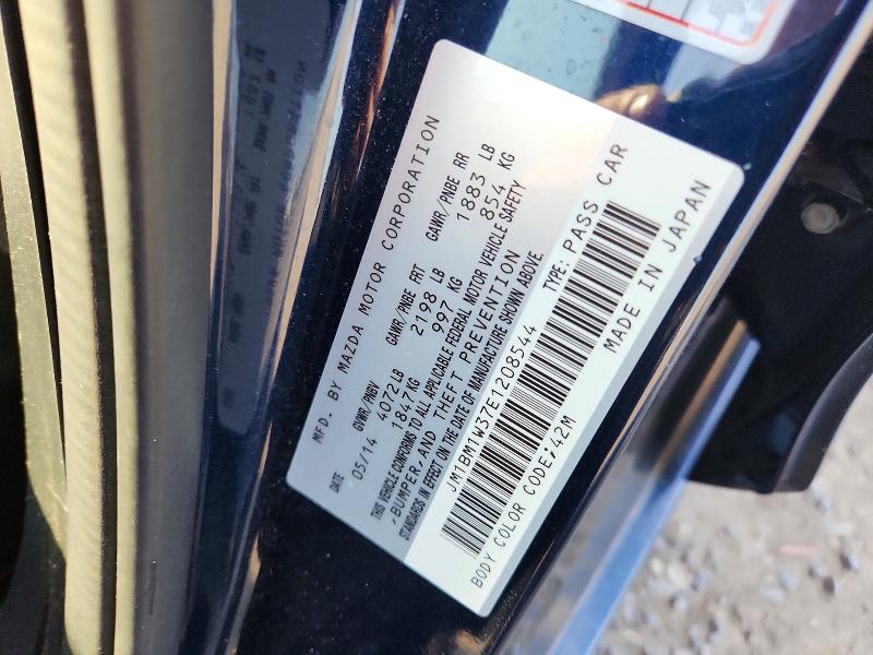 Продажа на аукционе авто 2014 Mazda 3, vin: JM1BM1W37E1208544, номер лота: 56221326