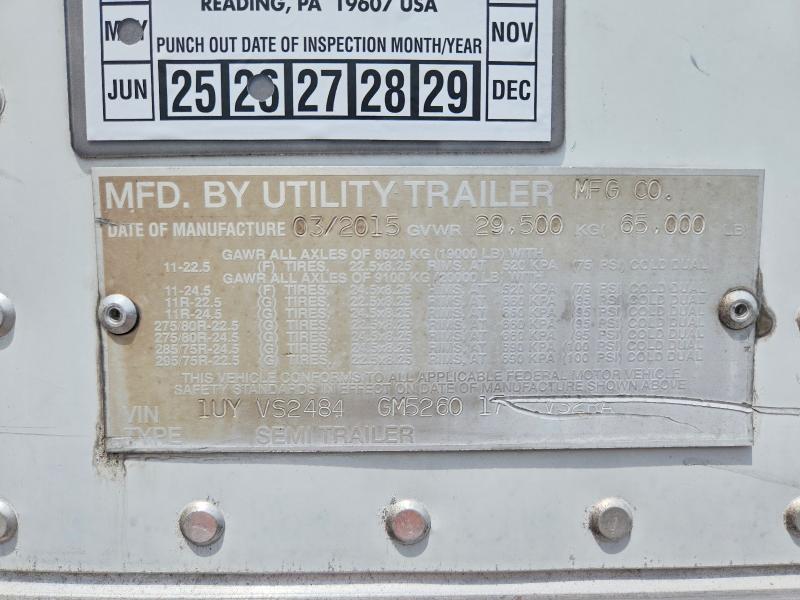 58886686 :رقم المزاد ، 1UYVS2484GM526017 vin ، 2016 Utility Trailer Trailer مزاد بيع