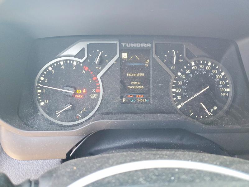 55579026 :رقم المزاد ، 5TFJA5DB0NX026042 vin ، 2022 Toyota Tundra مزاد بيع